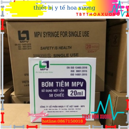 Bơm tiêm mpv 20 ml