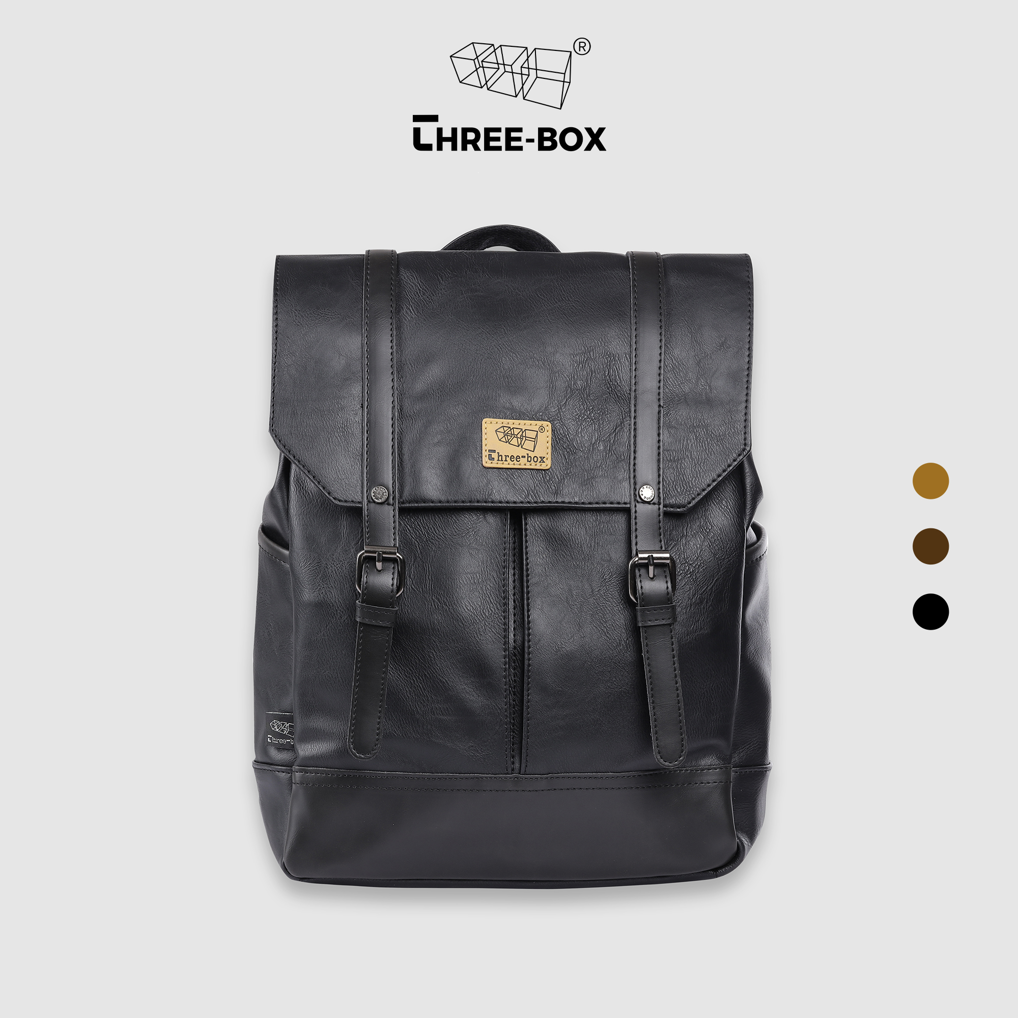 Balo da Unisex Three-Box đựng laptop 11 inch - 14 inch