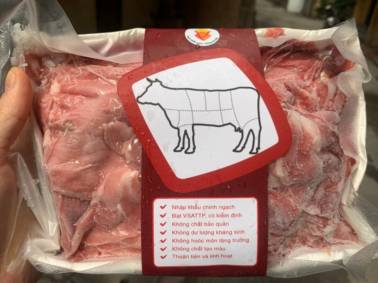Bắp bò thái sẵn 500g
