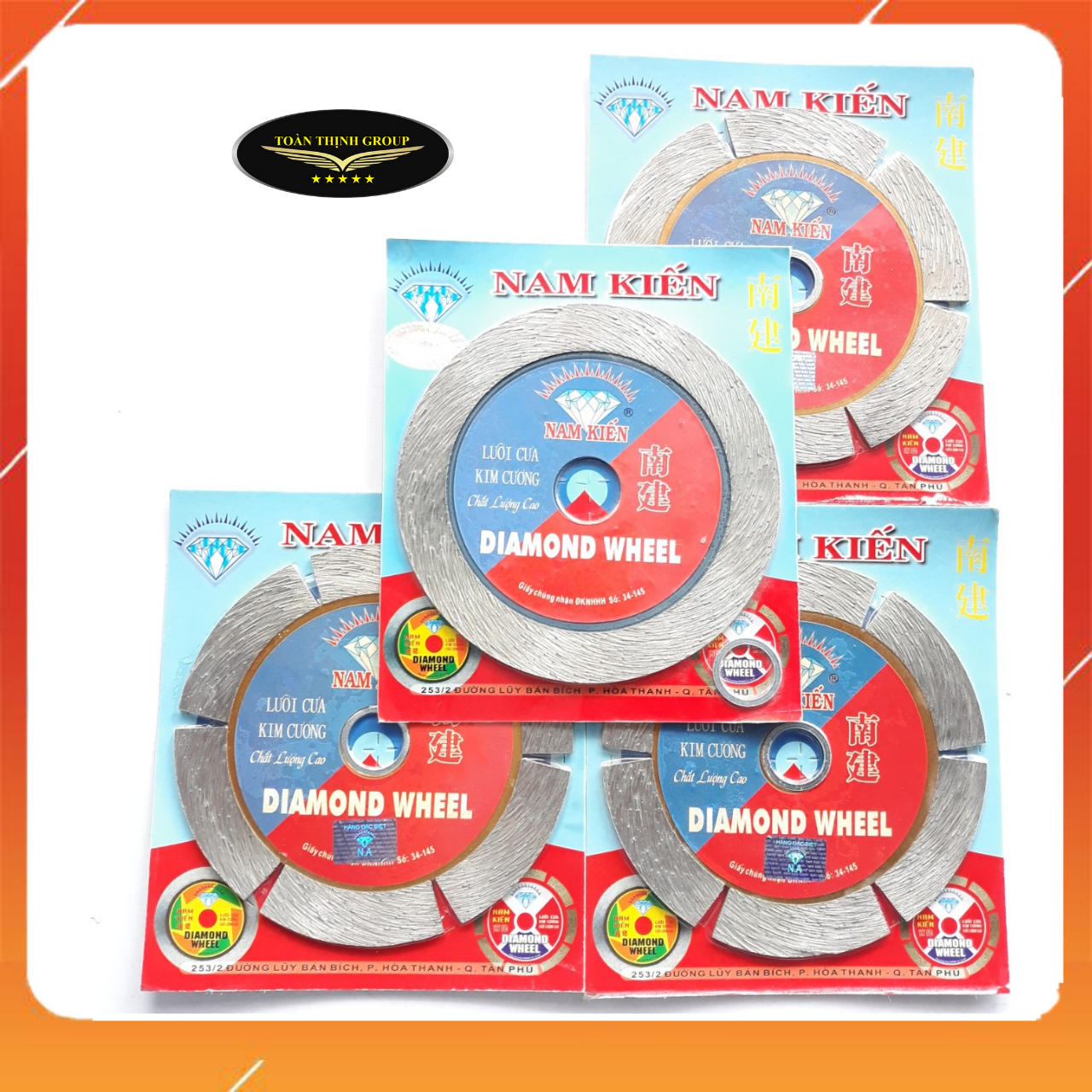[Hàng Chất] Lưỡi Cắt Gạch, Cắt Đá, Cắt Tường, Cắt Bê Tông Hiệu Nam Kiến 1 Tấc Chính Hãng - Làm Từ Hợp Kim Cao Cấp, Sắc Bén