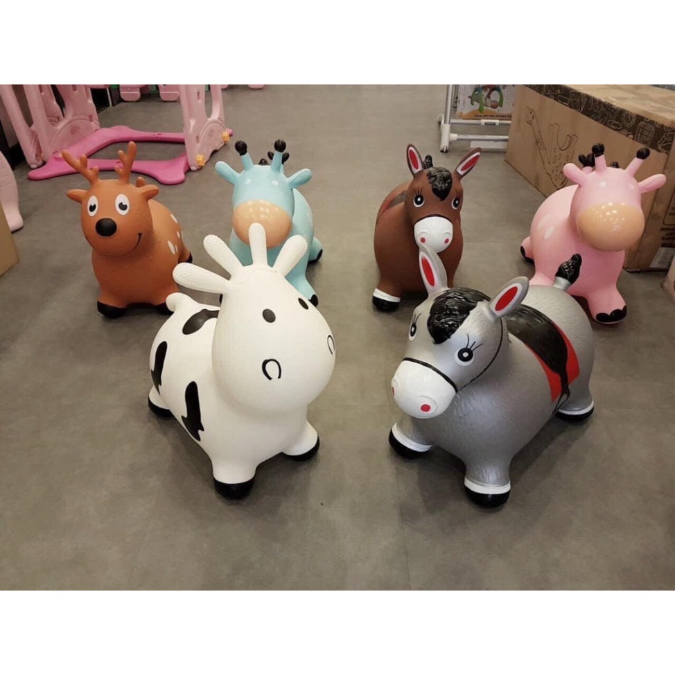 Thú nhún bơm hơi Toyshouse - Tiêu chuẩn xuất khẩu Mỹ và Châu Âu