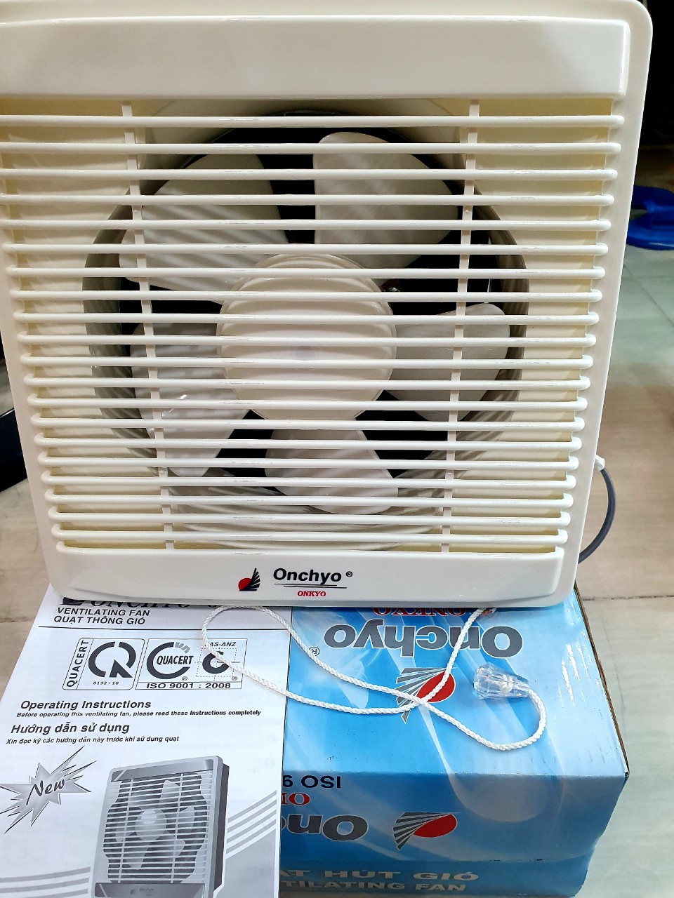 QUẠT HÚT GẮN TƯỜNG ONKYO