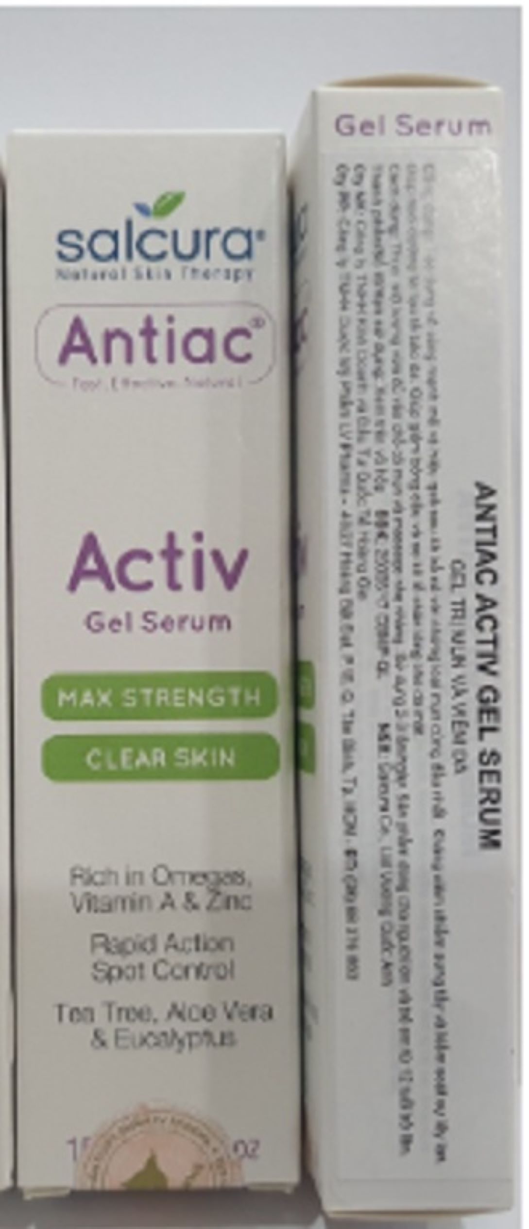 Antiac activ gel serum 15ml gel đánh bay mụn