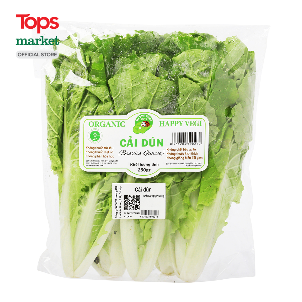 Cải Dún Hữu Cơ 250G - Siêu Thị Tops Market