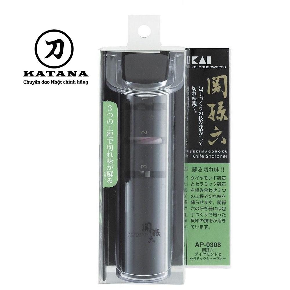 Dụng cụ mài dao 3 bước cao cấp Nhật KAI AP0308