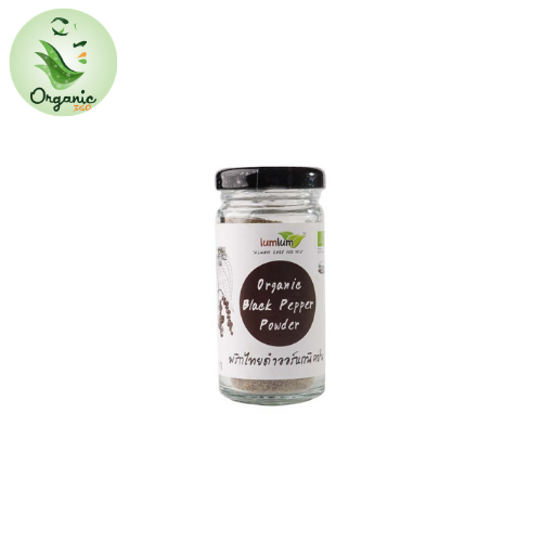 Bột tiêu đen hữu cơ 30g LumLum - Organic Black Pepper Powder 30g LumLum