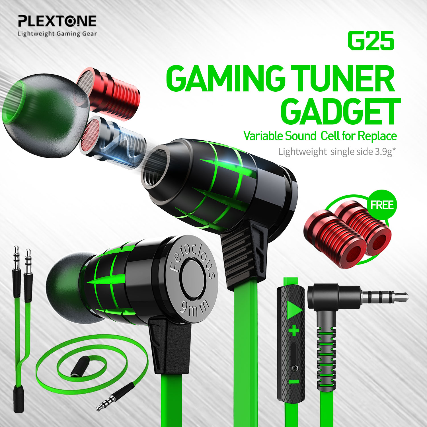 Tai Nghe Plextone G25 Game Thủ Thiết Kế độc đáo, mic chống ồn