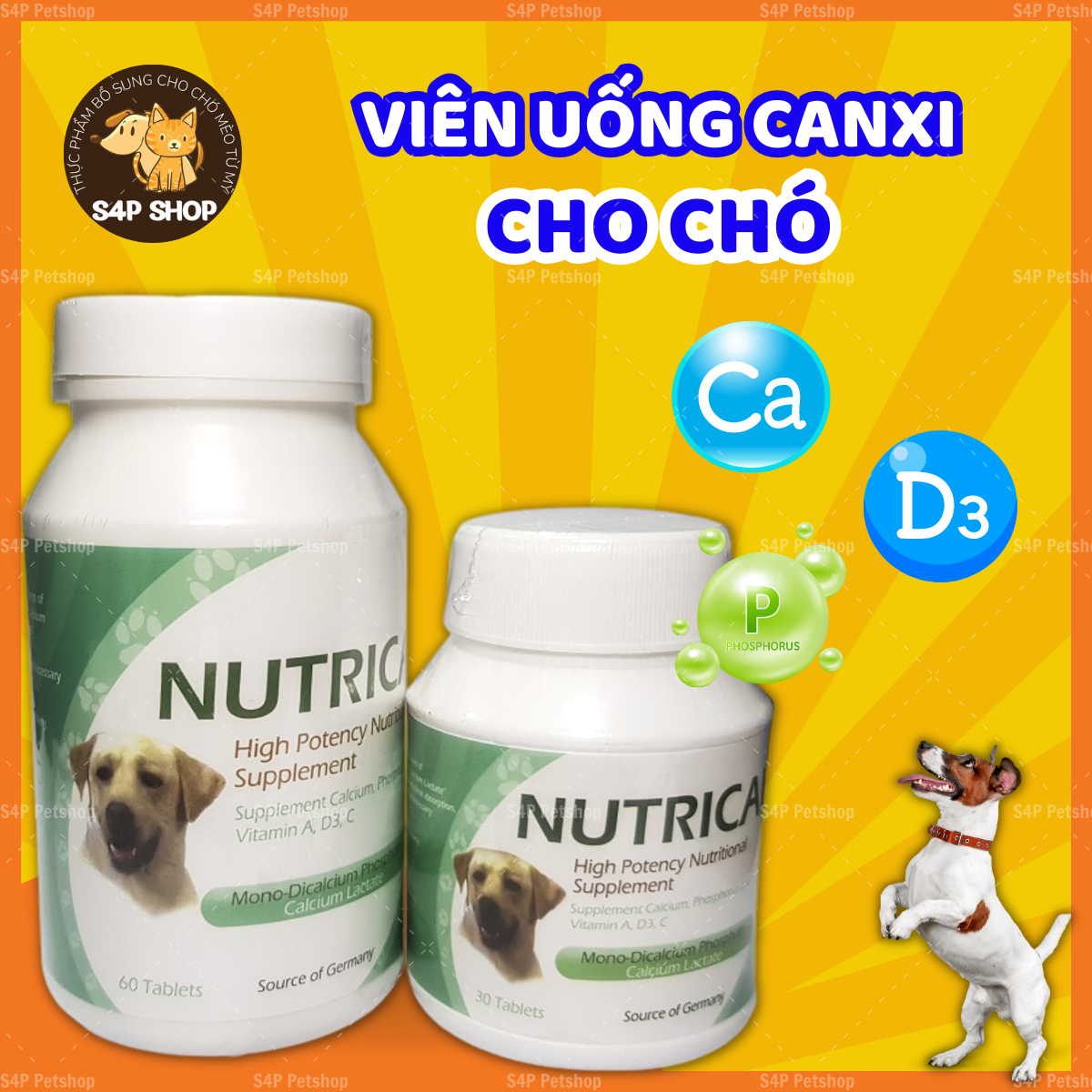 Viên uống bổ sung Canxi Cho Chó - Nutrical
