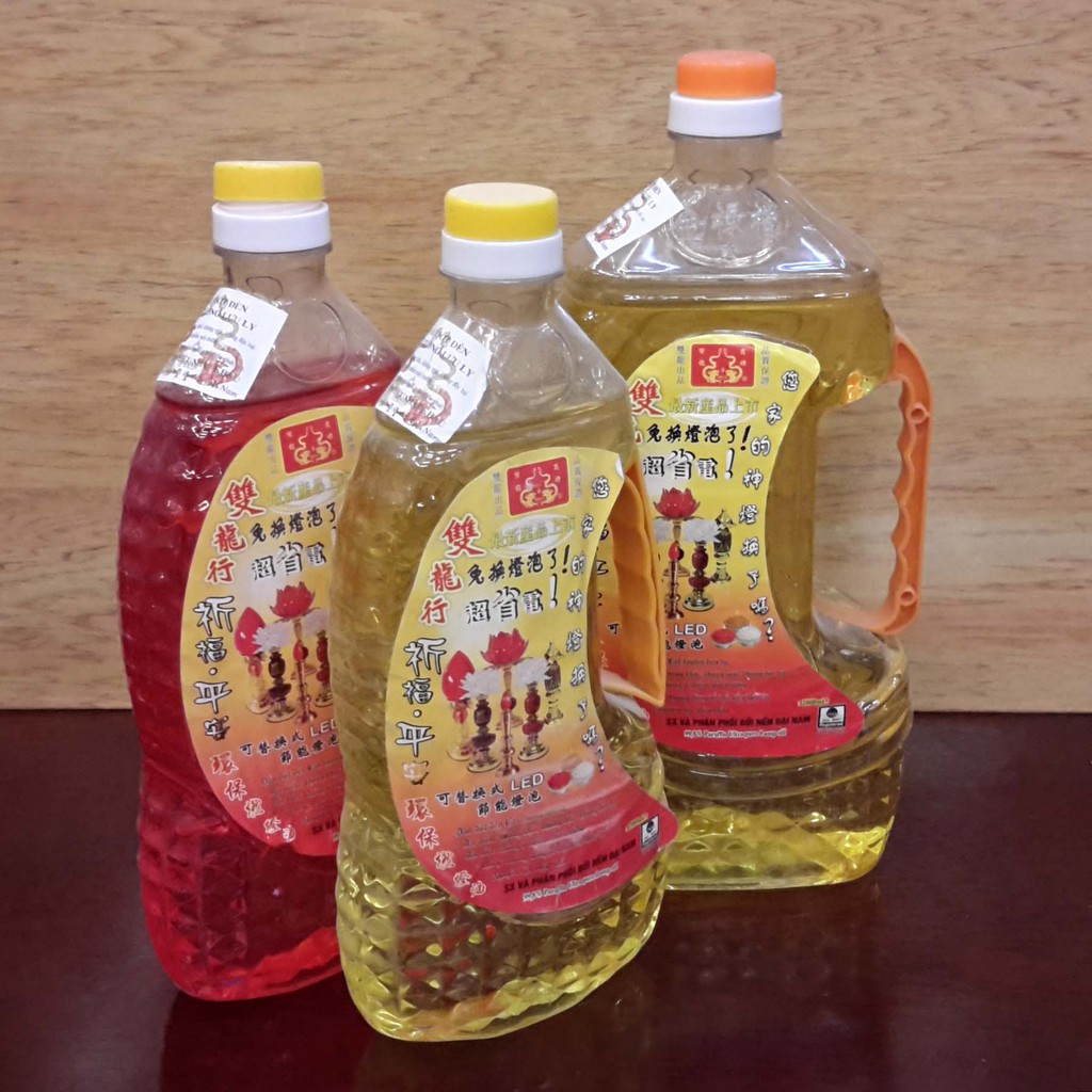 Dầu đèn không khói Cát Tường Lưu Ly chai 0,6L