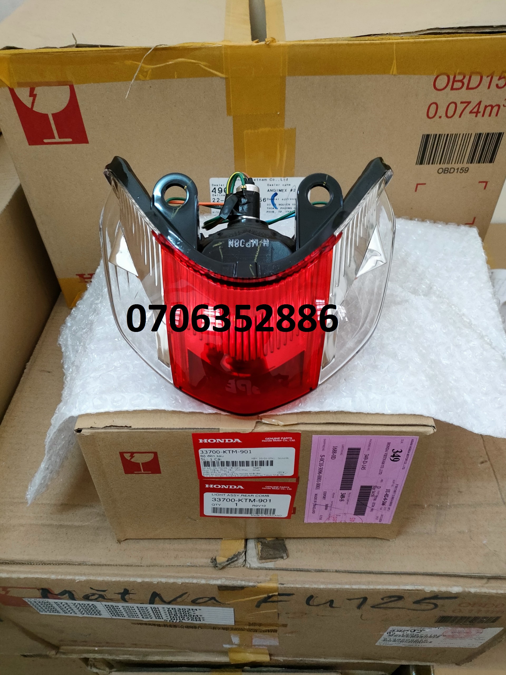 Cụm đèn Hậu Future 2 hàng mới chính hãng
