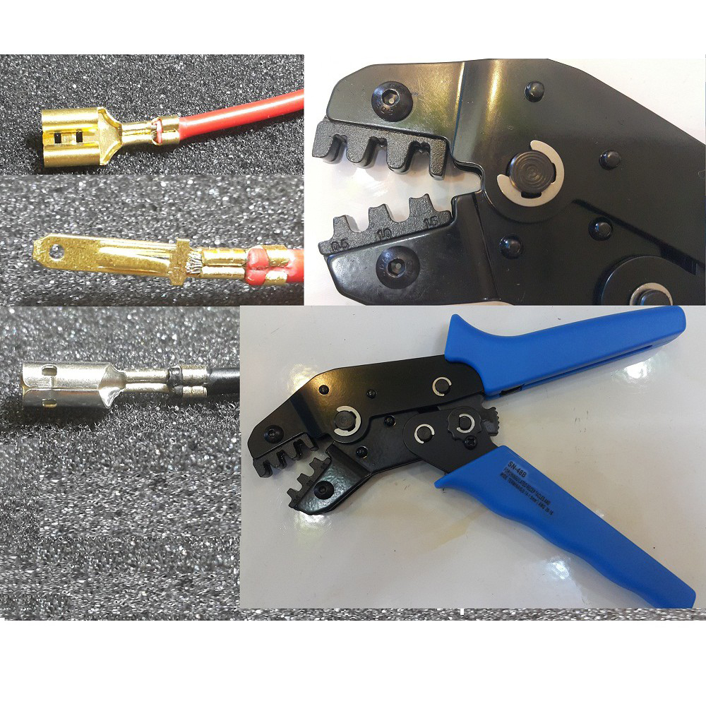 Kềm bấm cos xe máy sn-48b.bấm cos 2.8-6.3mm kìm bấm cos nối dây điện, kềm bấm giắc ô tô