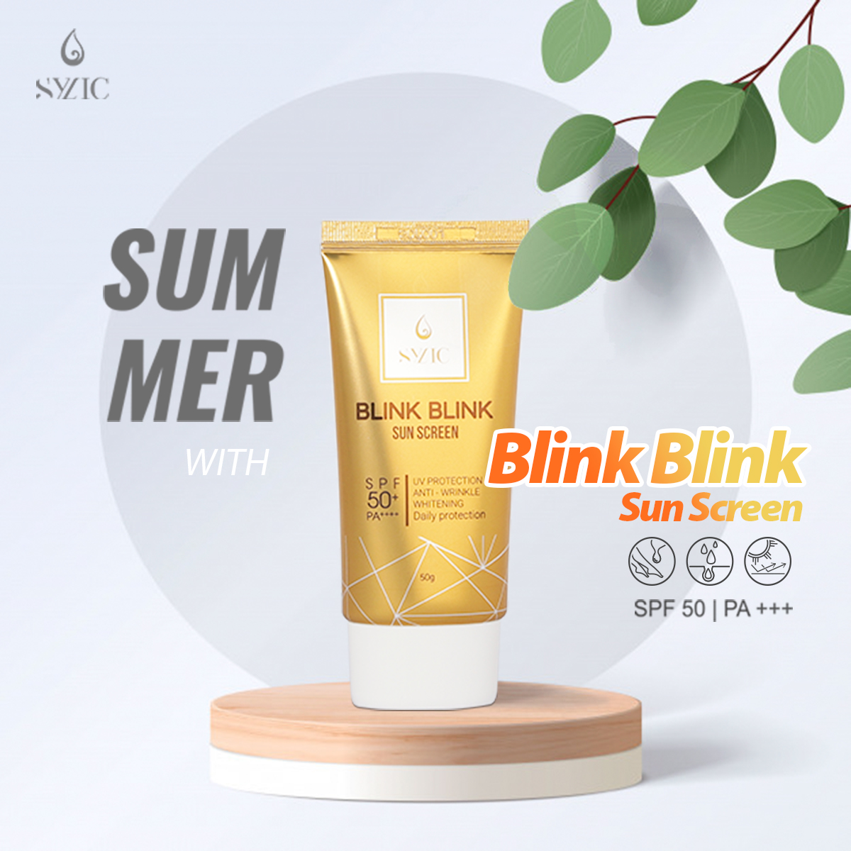 [Chính hãng] Kem chống nắng Sylic Blink Blink Sun screen