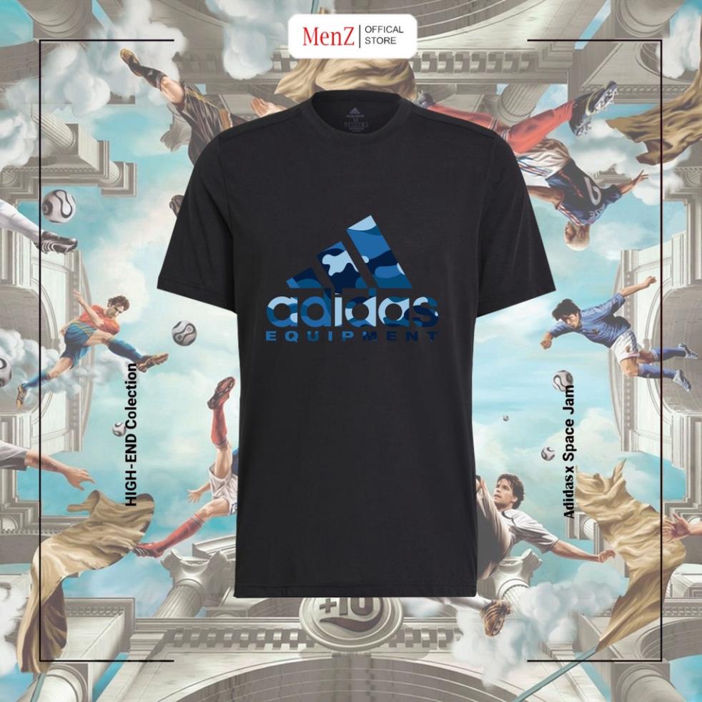 Áo thun adidas,áo phông adidas cotton co giãn - áo adidas blue art