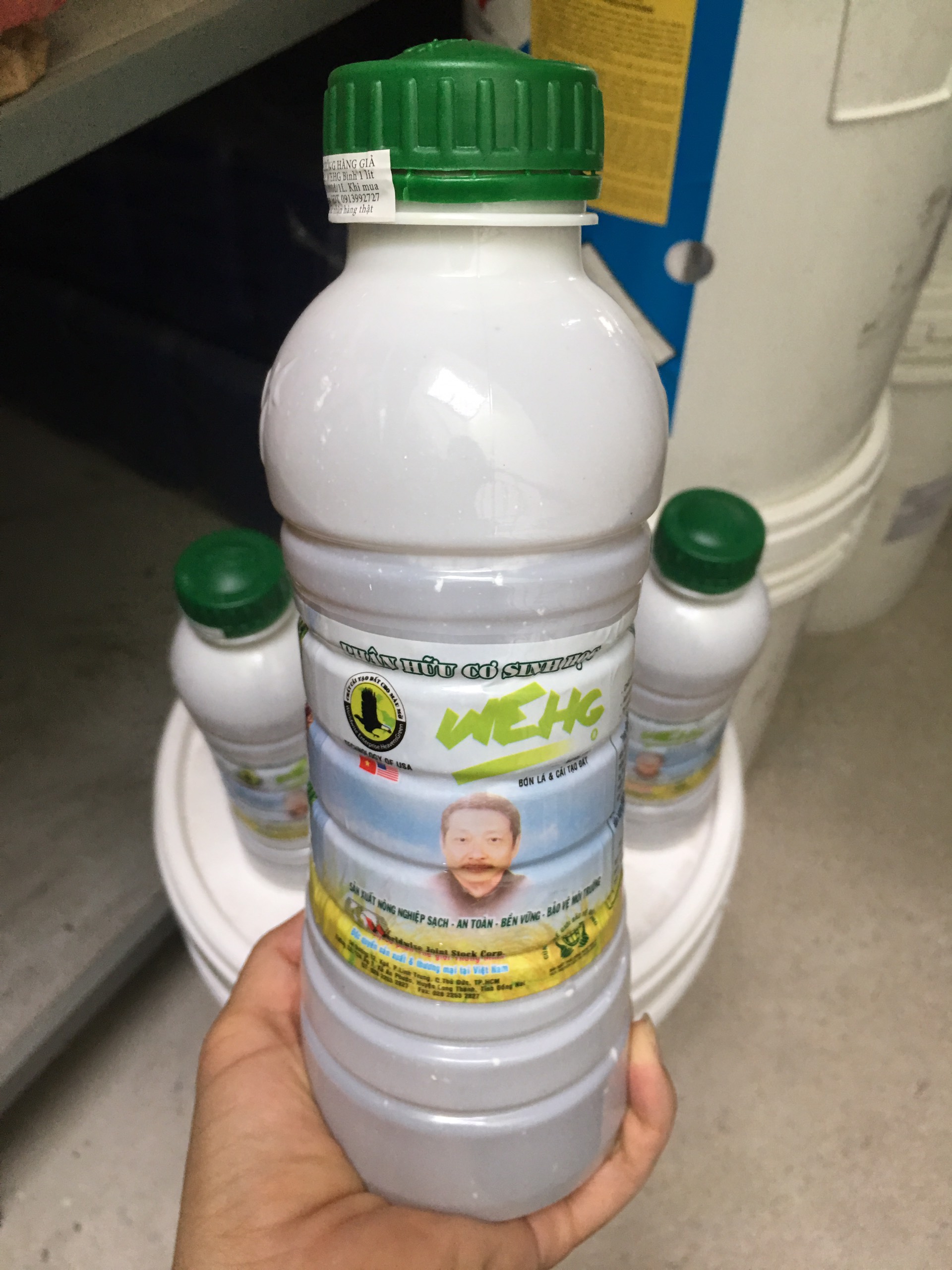 Phân bón sinh học wehg 1 lít – 100% thảo mộc thiên nhiên