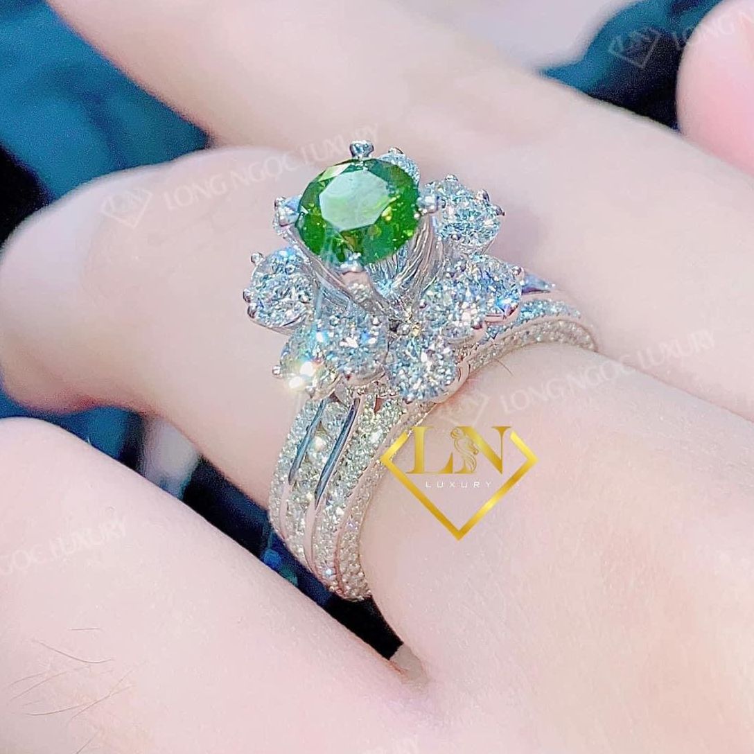 Nhẫn nữ đẹp, nhẫn nữ vàng trắng, nhẫn bạc Ý xi kim, nhẫn đá phale cao cấp, nhẫn kim cương sang trọng, nhẫn vàng non 24k, nhẫn vàng cưới, nhẫn đá phong thủy, nhẫn thời trang nữ, nhẫn công hoàng kim - Trang sức GADO N0344 CAM KẾT KHÔNG ĐEN