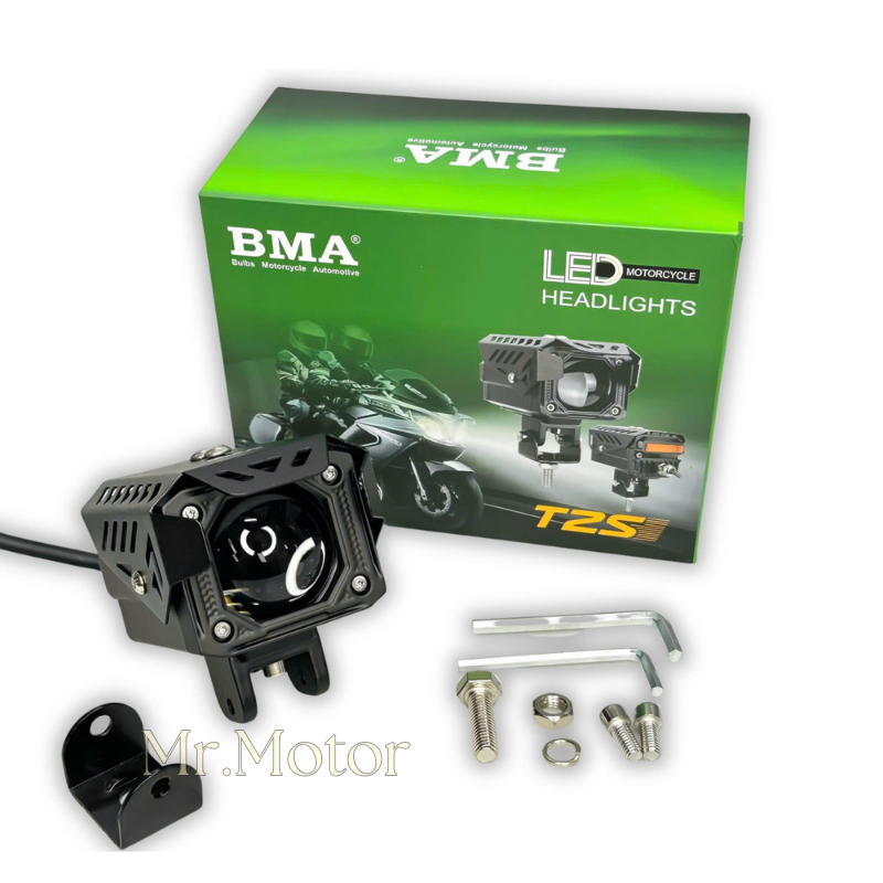 Đèn trợ sáng bi cầu T2S đường cắt rộng như bi 3.0 chính hãng BMA công suất 48w