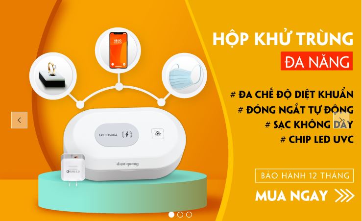 Hộp diệt khuẩn uvc điện quang đq box01 02uv 15fwc