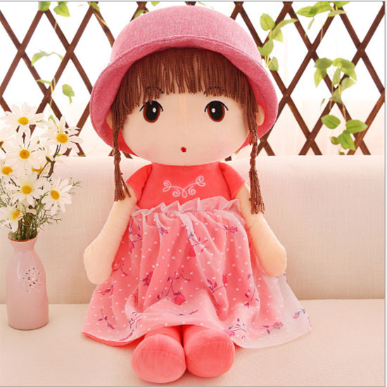 Búp bê nhồi bông siêu dễ thương cao 45cm