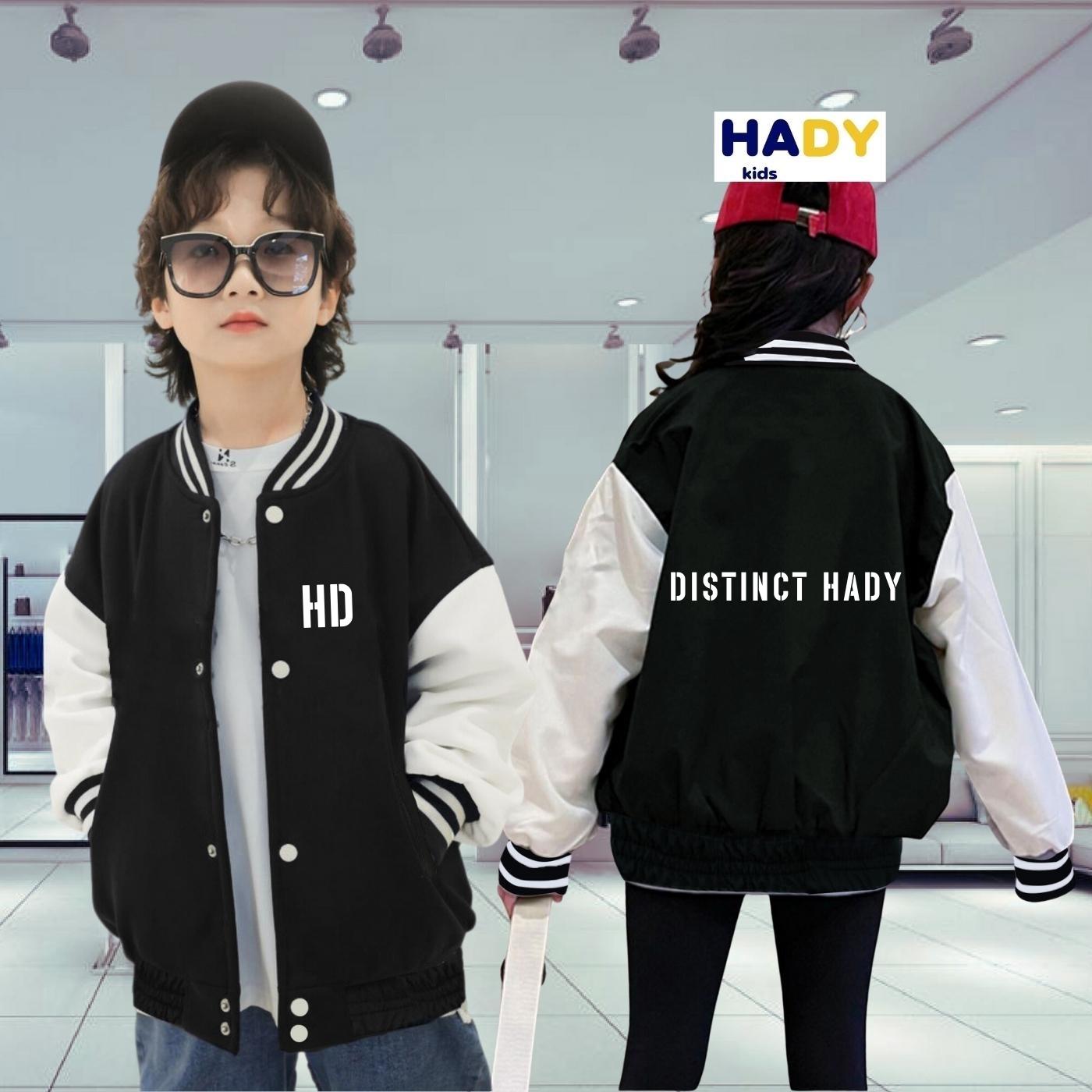 Áo Khoác hai lớp Bomber in chữ cho bé trai bé gai 13kg-42kg 0376