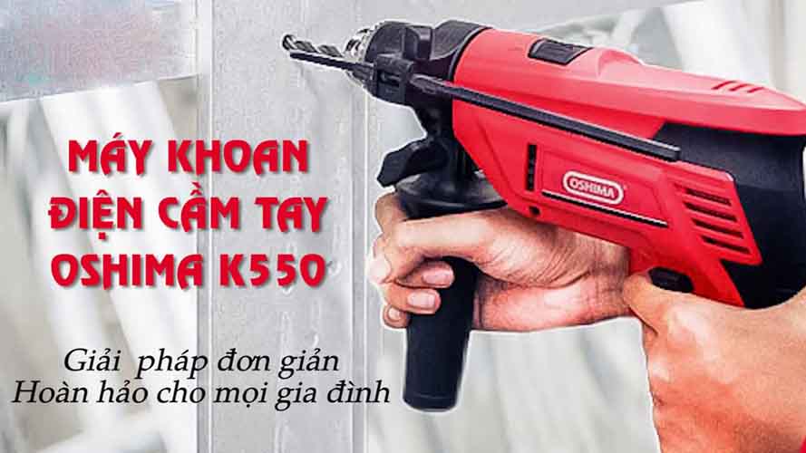 Máy khoan cầm tay mini oshima k550 - 550w