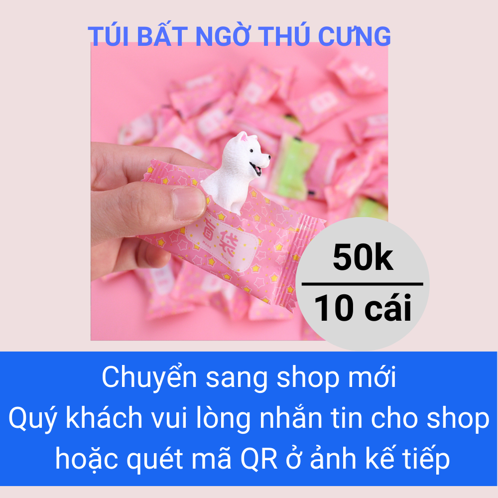Túi Bất Ngờ thú cưng trang trí quà bất ngờ blind box siêu dễ thương