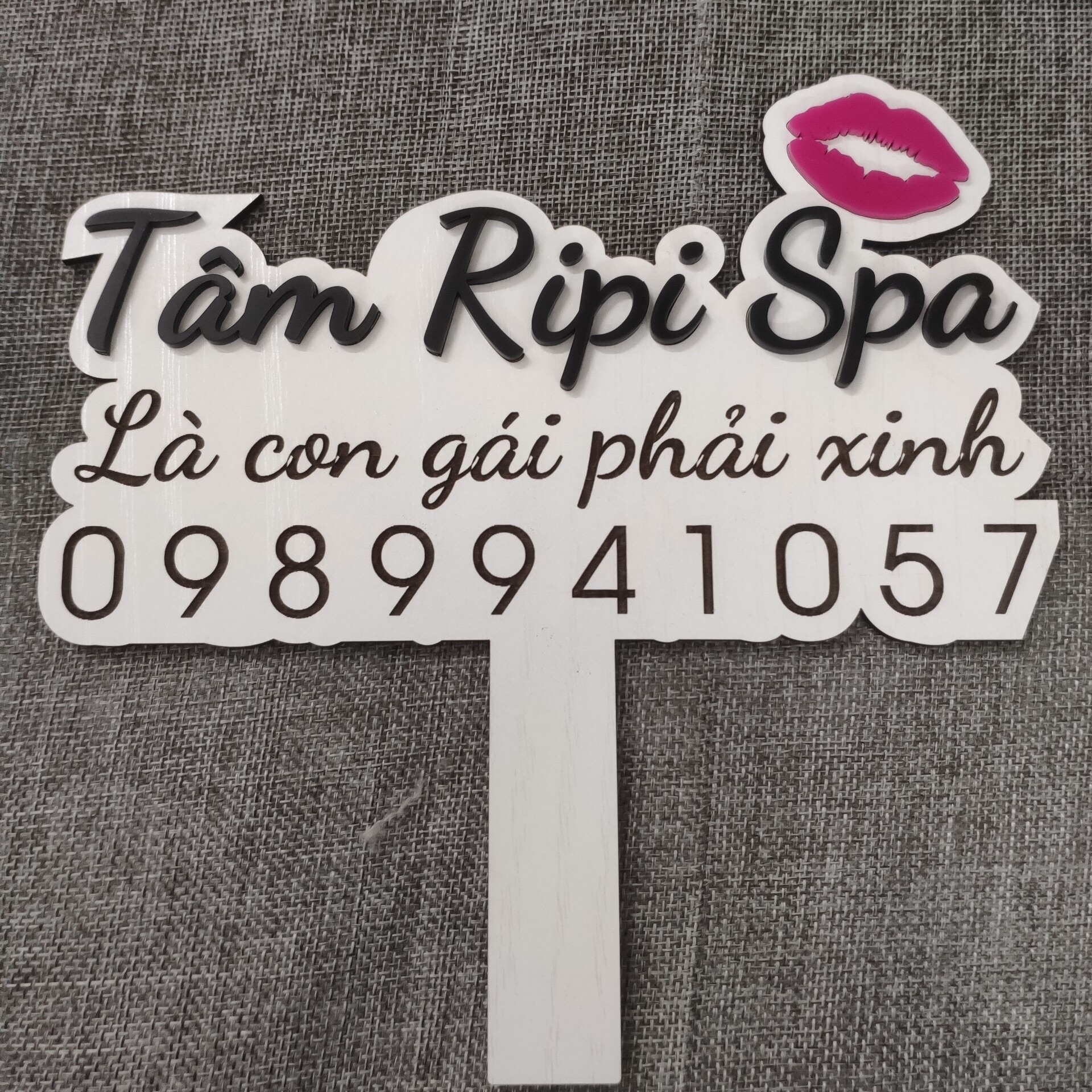 [HCM]Bảng Gỗ Tên Shop - Bảng Cầm Tay - Chụp Ảnh Sản Phẩm