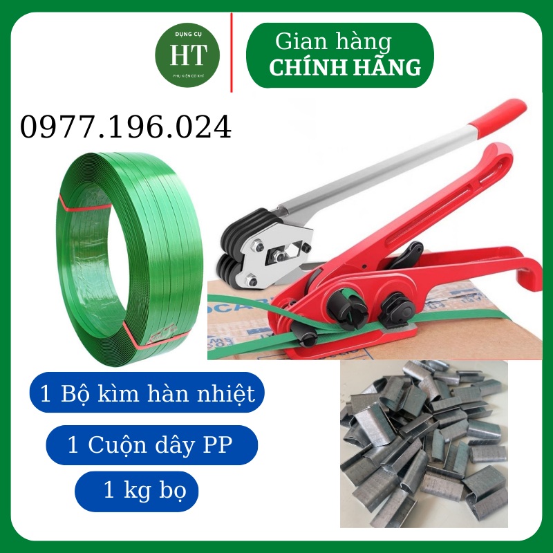 Kìm siết dây đai bao gồm dây , bọ sắt