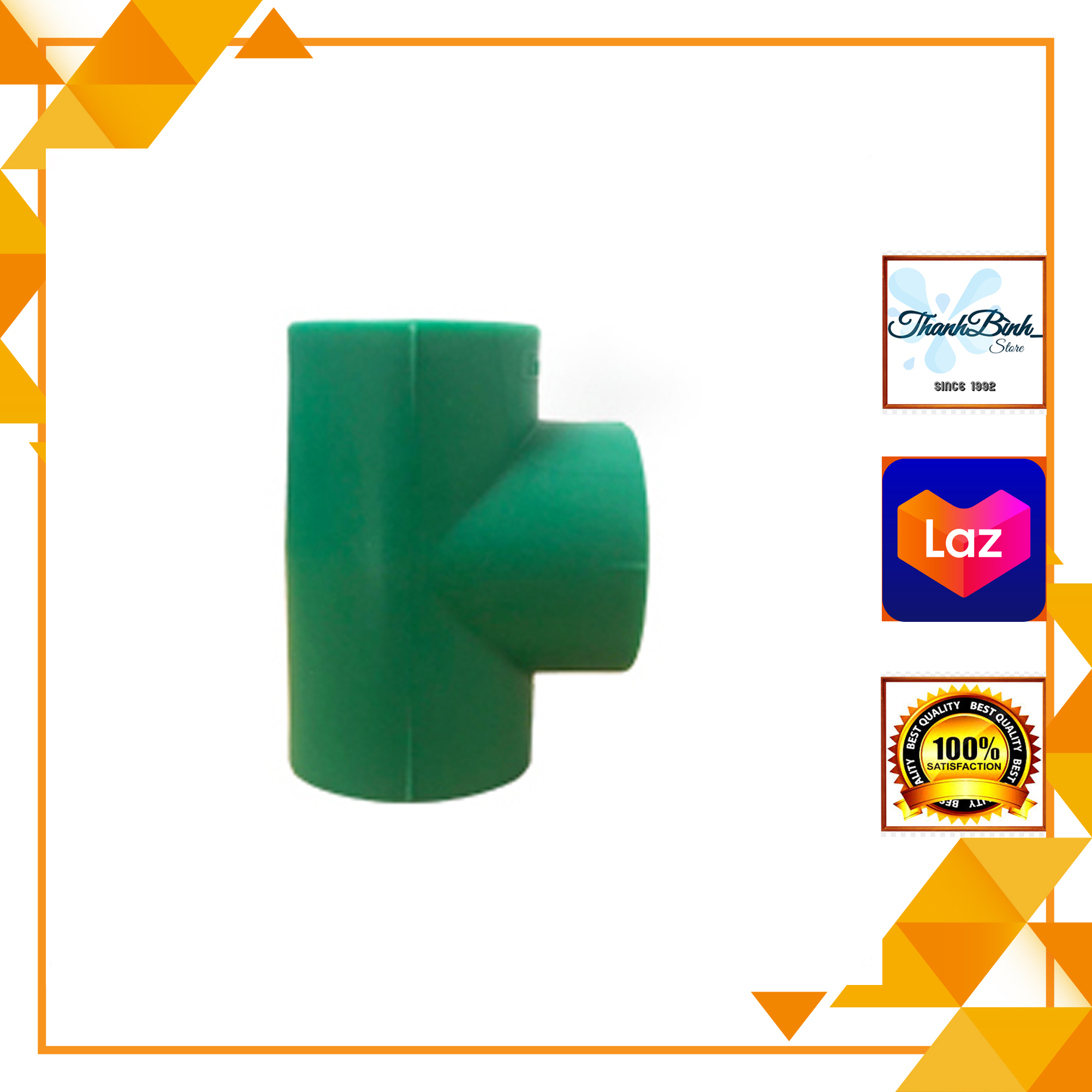 Tê 25 nhiệt/ tê đều 90 độ ppr phi 25 mm- europipe