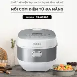 Nồi cơm điện tử Cuckoo 1.08L CR-0690F nhiều chế độ nấu, lòng nồi chống dính, thiết kế sang trọng - Hàng Chính Hãng Bảo hành 2 năm Safety Mart Official