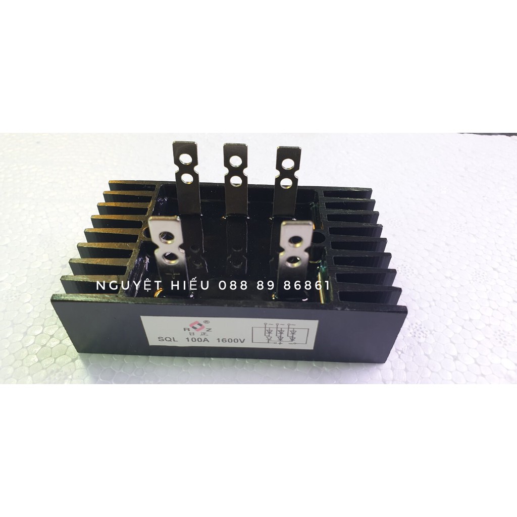 Diode đi ốt cầu chỉnh lưu 3 pha 5 chân 100a-1600v