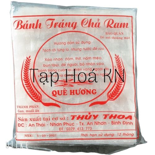 [Tạp hóa] Bánh Tráng Cuốn Chả Ram Bình Định - Tạp Hóa Đồ Khô [bột]