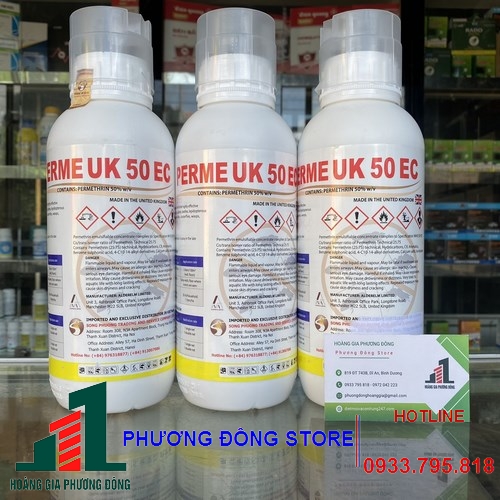 Thuốc diệt muỗi Perme UK 50EC - nhập khẩu nguyên chai từ Anh Quốc