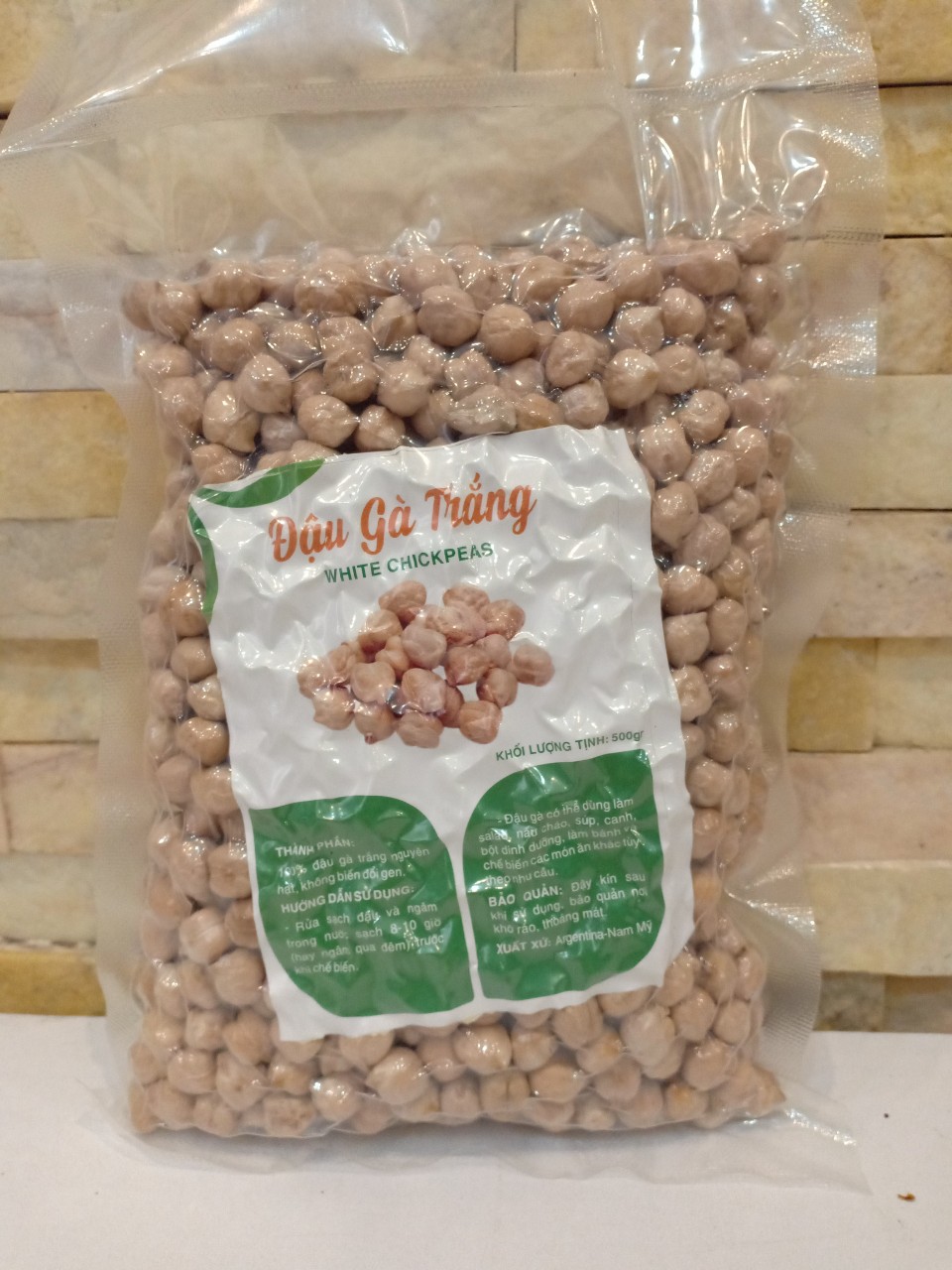 500GRAM ĐẬU GÀ MỸ GÓI HÚT CHÂN KHÔNG