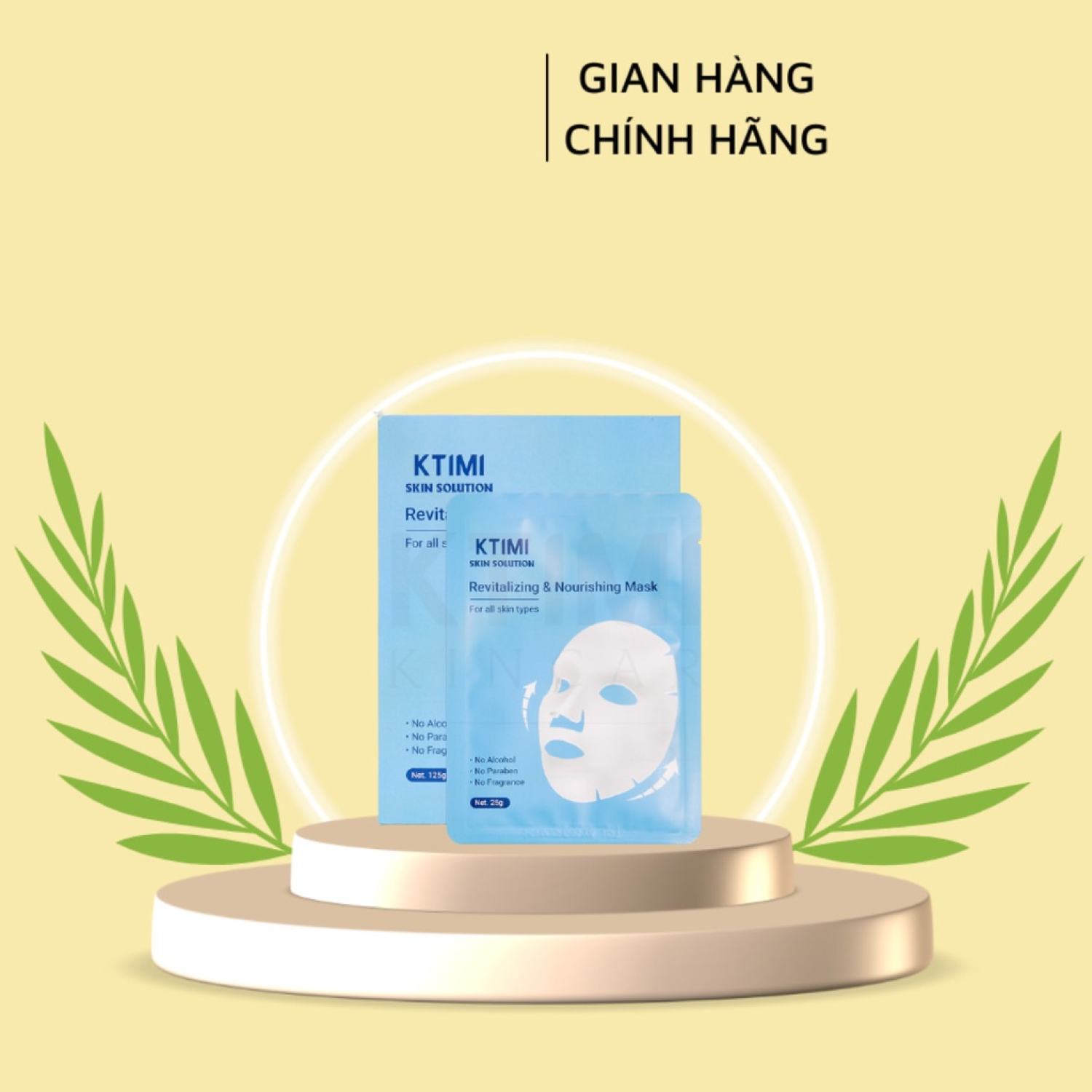 KTIMI skin solution Mask - Mặt nạ Ktimi dưỡng ẩm chống lão hoá