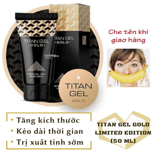 Titan Gel Nga GOLD cao cấp phiên bản giới hạn - Gel dành cho nam