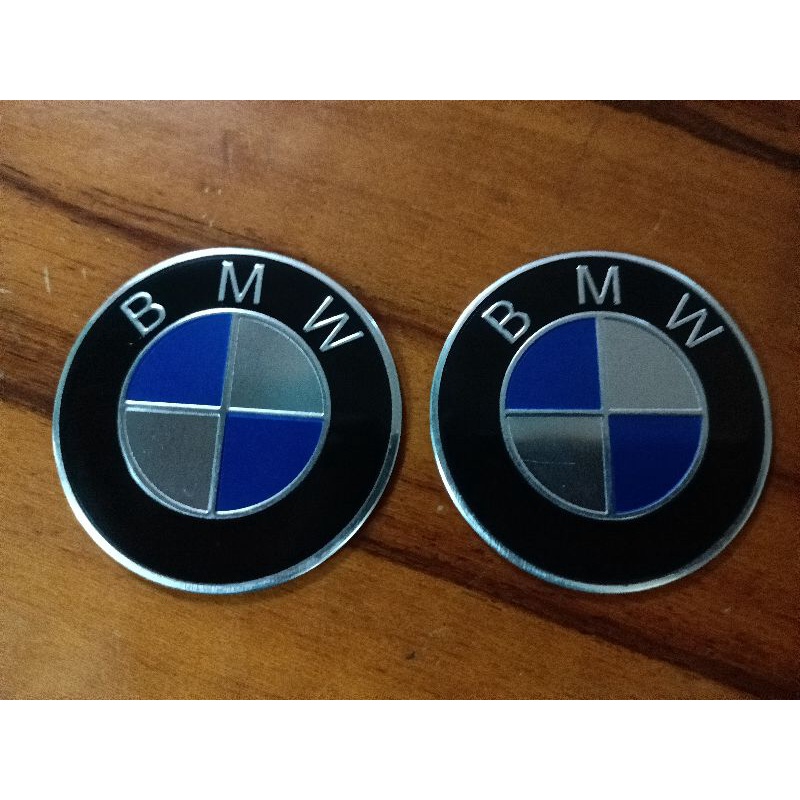 Bộ 2 lô gô nổi bmw 5,5cm hợp kim cao cấp hàng nhập thái lan