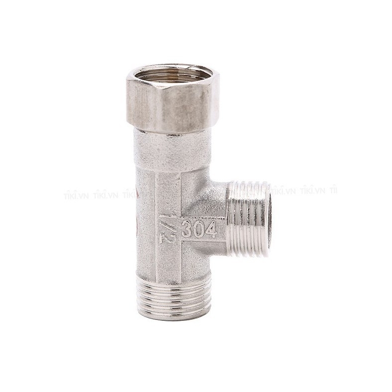 [HCM]TÊ 2 REN NGOÀI 1 ĐẦU ỐC INOX 304 TÊ CHIA NƯỚC BỒN CẦU VÀ VÒI XỊT VỆ SINH