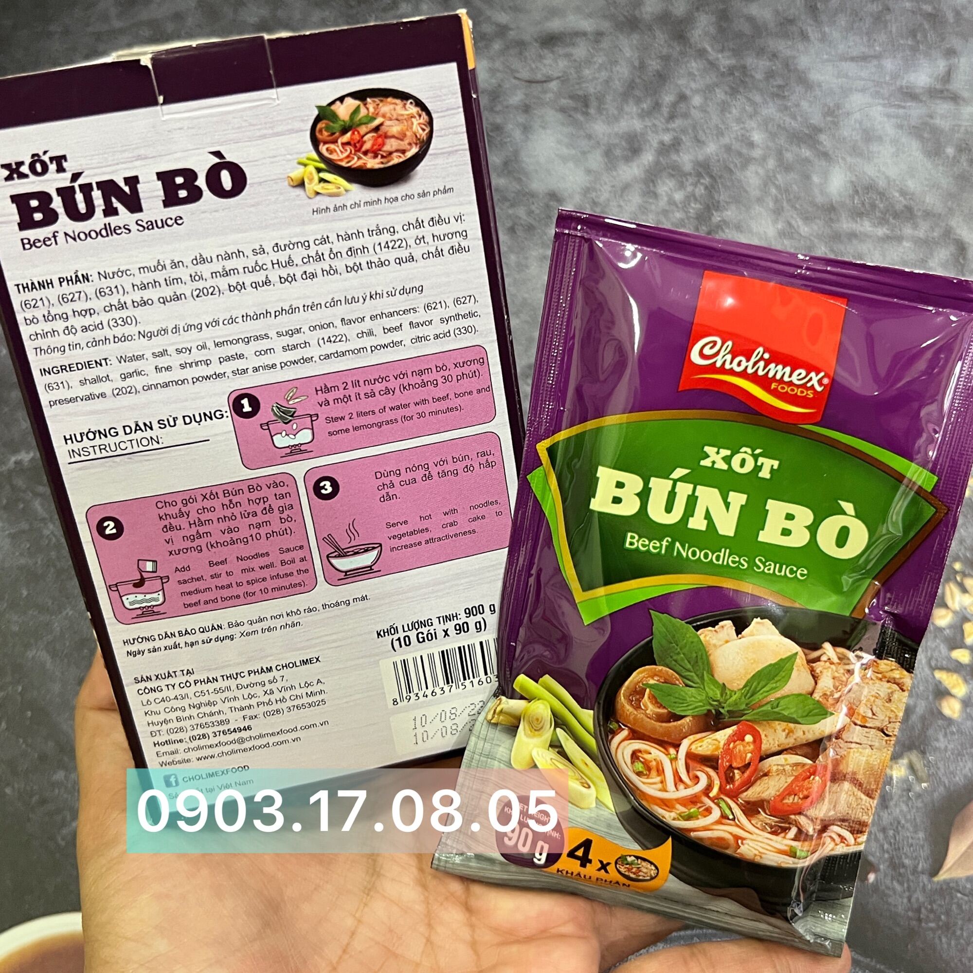 Xốt bún bò Cholimex