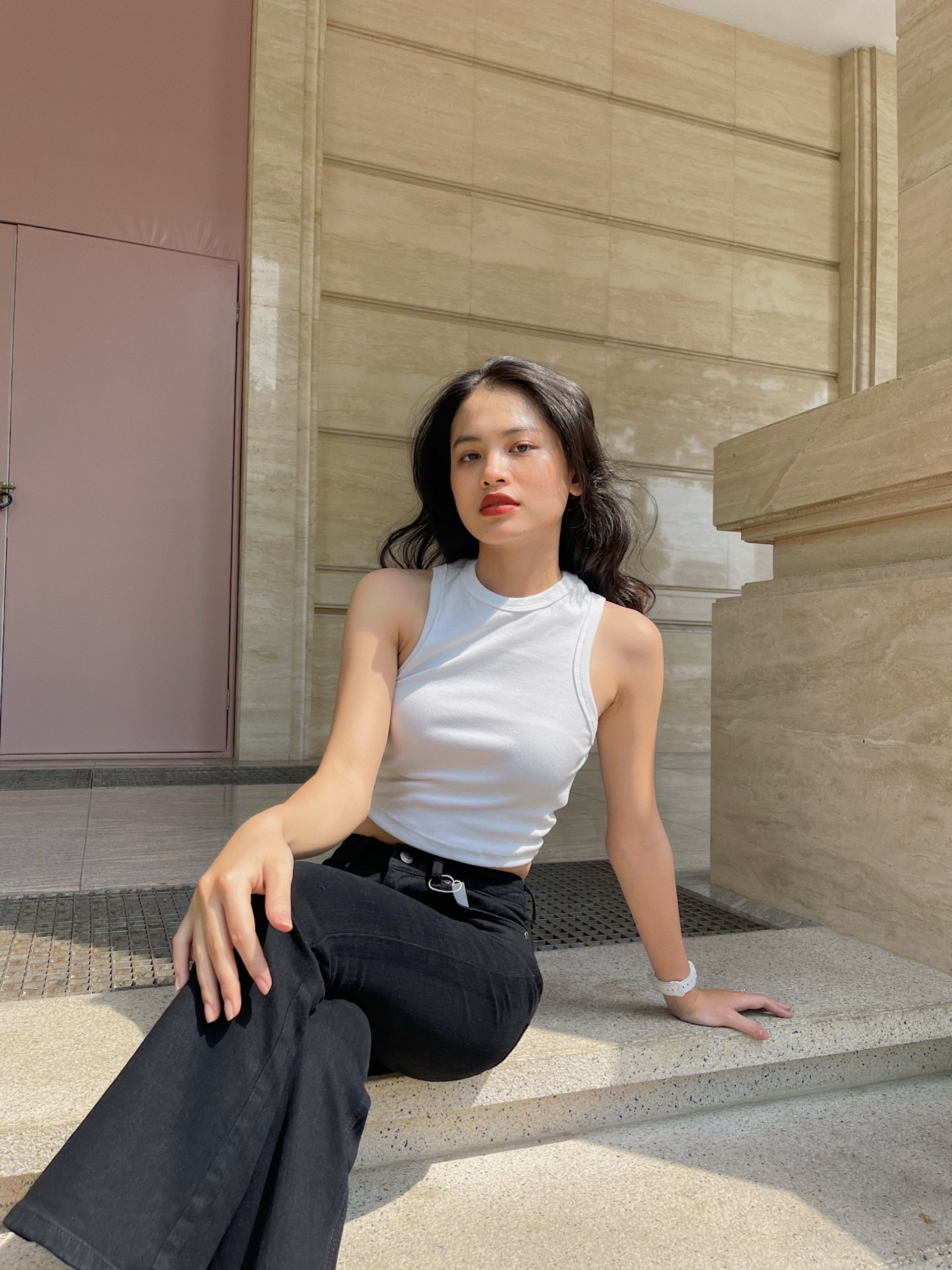 Áo thun tank top nữ cá tính reverclothings short tank top