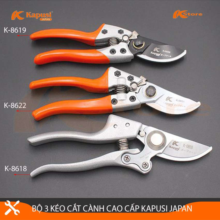 Kéo cắt cành - kéo cắt tỉa cây cảnh kapusi japan