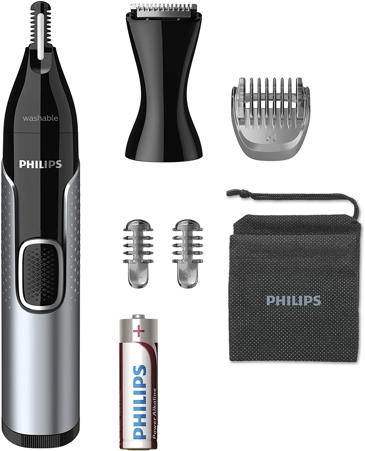 Máy cắt tỉa lông mũi, lông tai, tạo hình râu, chân mày, tóc đa năng philips nt5600/16