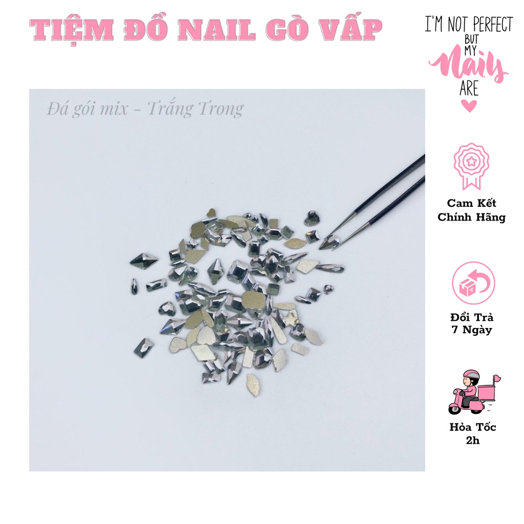Đá khối nail mix 100 viên