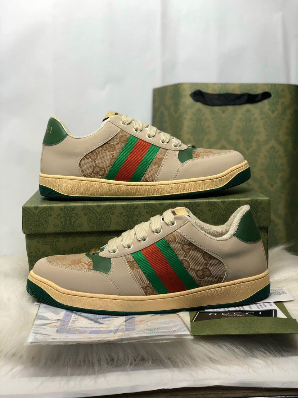 𝓖𝓲à𝔂 𝓖𝓾𝓬𝓬𝓲 𝓢ơ𝓷 𝓣ù𝓷𝓰 ⚡️Tổng Kho⚡️ Giày thể thao ACE Sơn Tùng bản cao cấp da thật lót bông bảo hành 1 năm