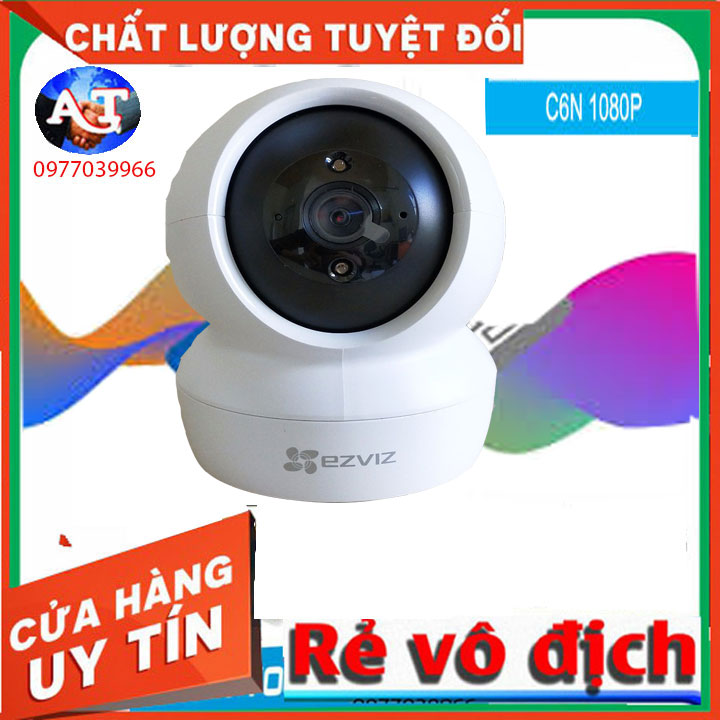 Camera IP Wifi Không Dây Thông Minh EZVIZ CS-C6N Full HD 1080P, Quay Quét 360, Đàm Thoại 2 Chiều, Phát Hiện Chuyển Động