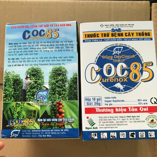 Coc85 Thuốc Diệt Nấm, Trừ Bệnh Cho Cây