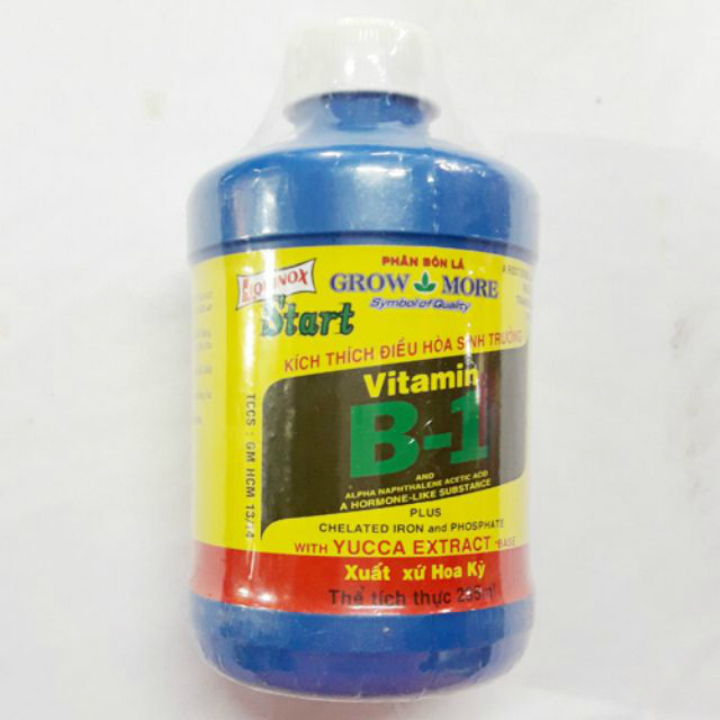 Phân bón Grow More cung cấp Vitamin B1 Start nhập khẩu Mỹ Chai 235ml | Vạn Tín Store
