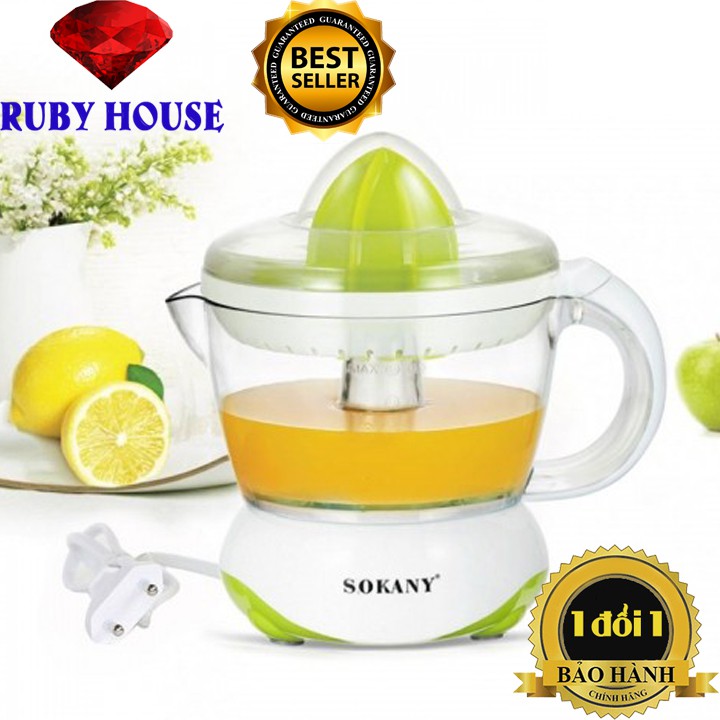 Chia sẻ: 0 Máy vắt cam Sokany dùng điện dung tích 800ml, máy vắt cam tự động