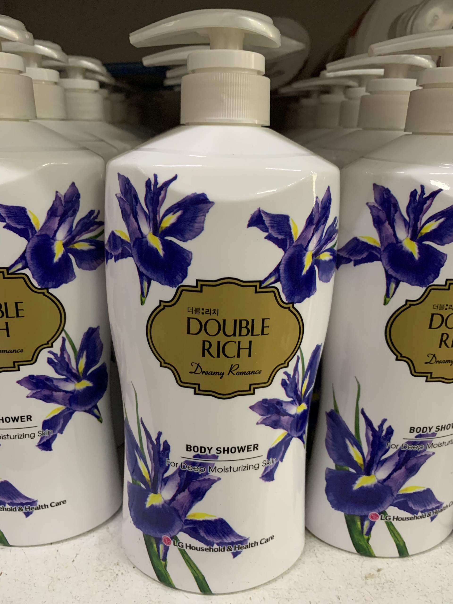 Sữa tắm double rich tím lris 800g