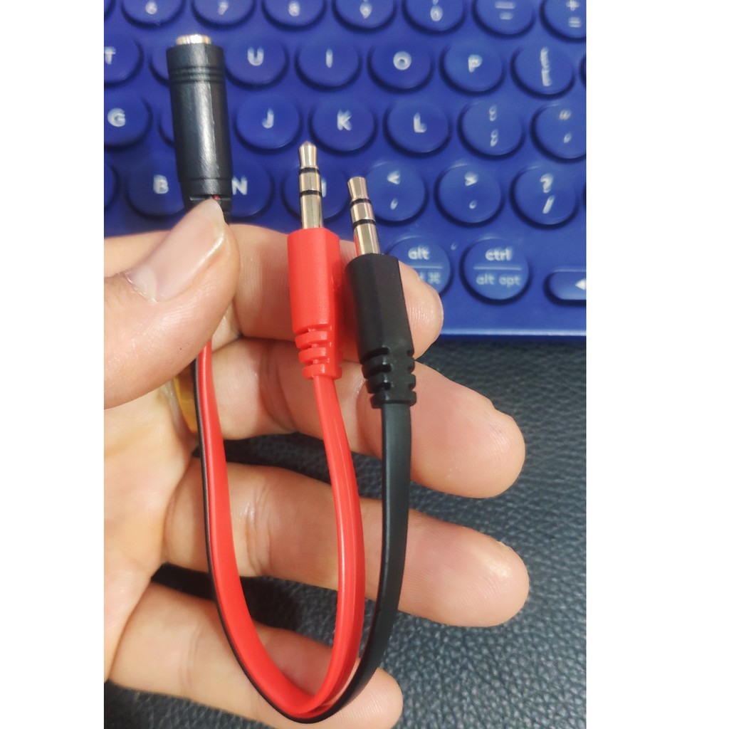 Dây gộp audio micro và audio thành 1