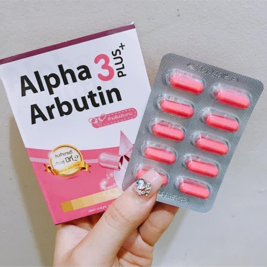 Viên kích trắng Alpha Arbutin Thái